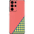 Coral Diagonal Split Galaxy S21 Ultra 5G Skin